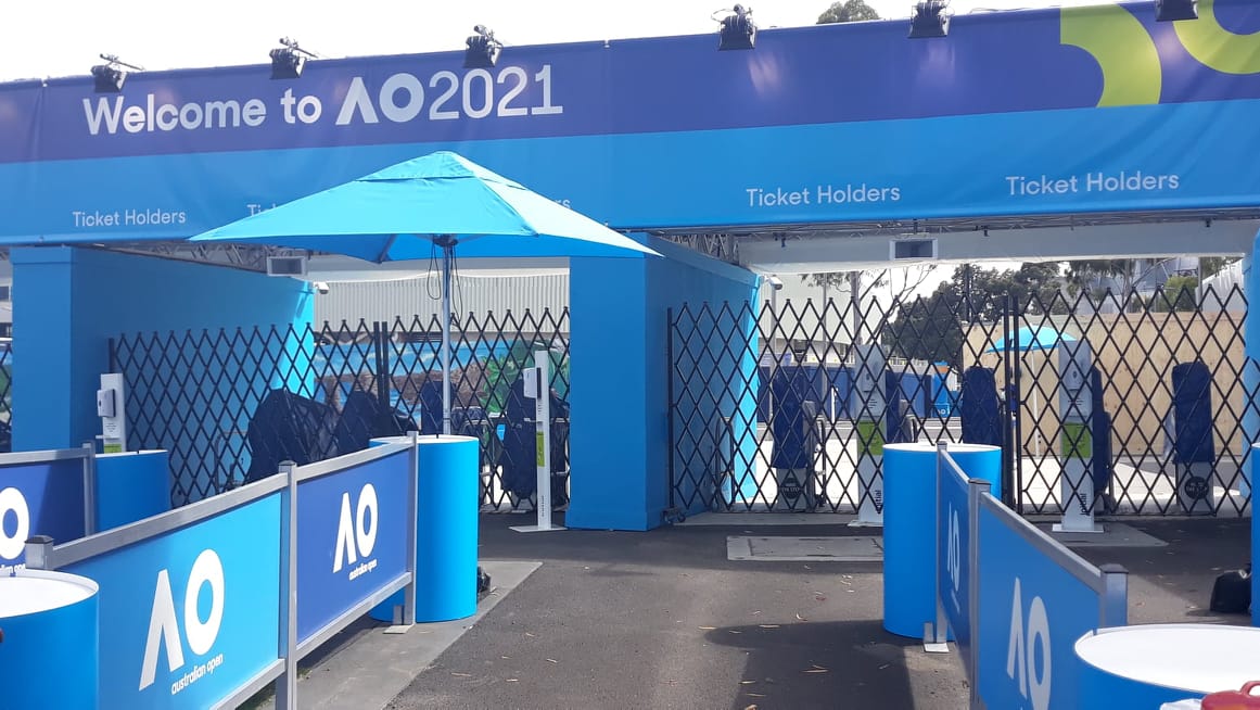 Melbourne Park.