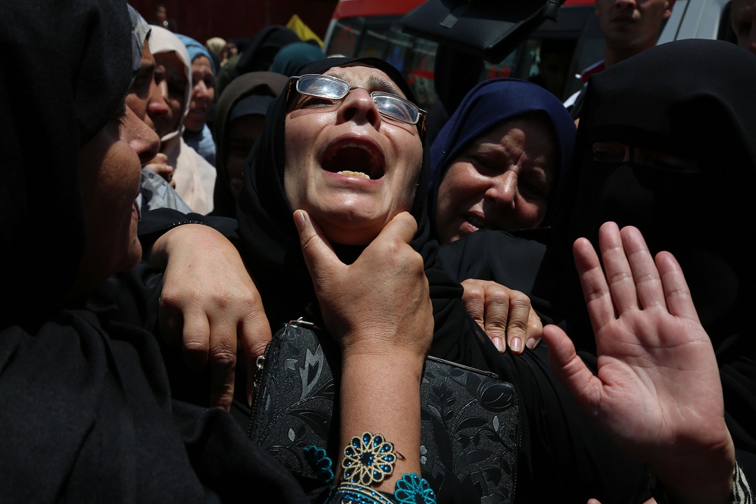 Funeral of Palestinian nurse Razan Al-Najar