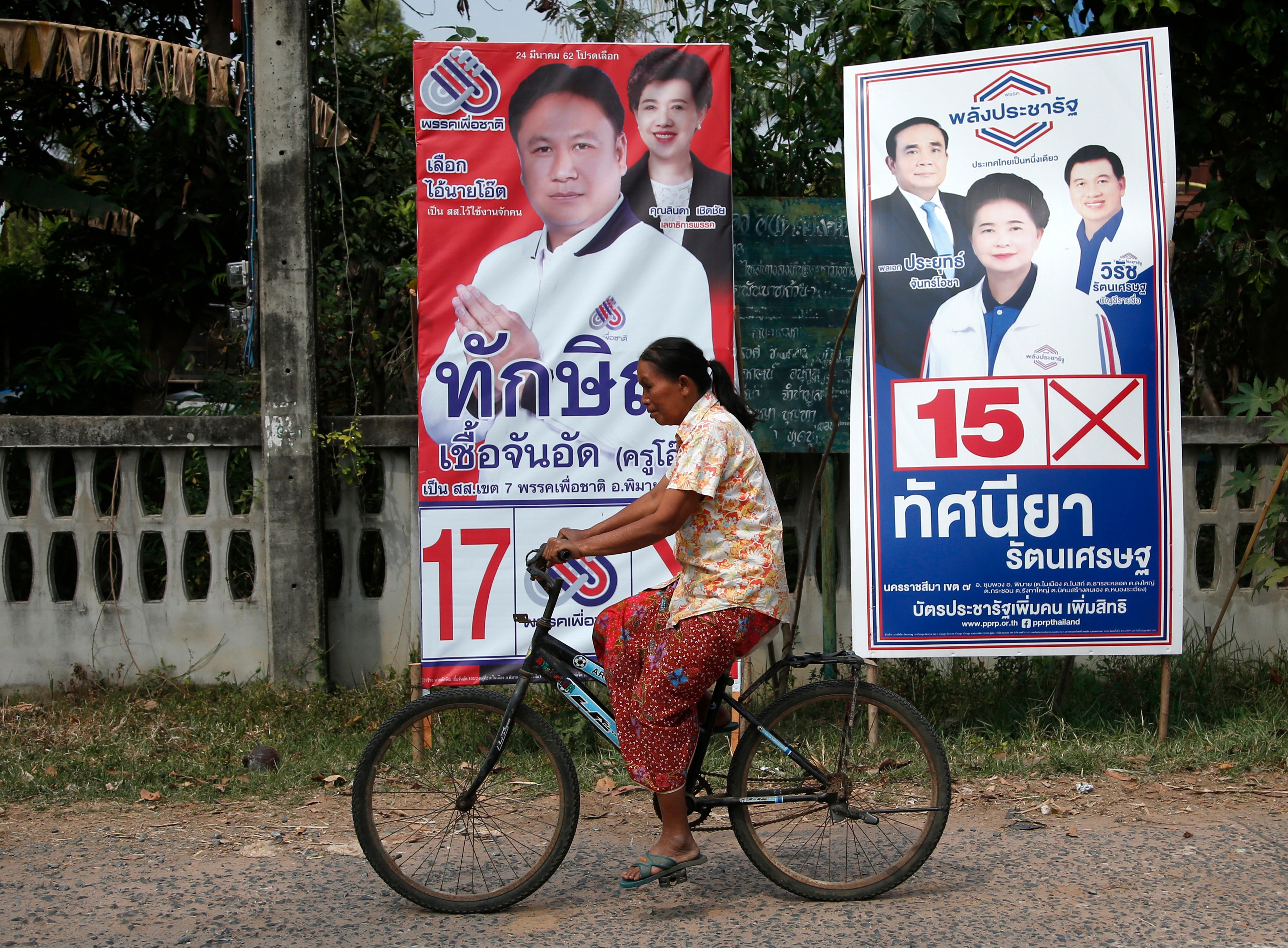 Thailand election posters