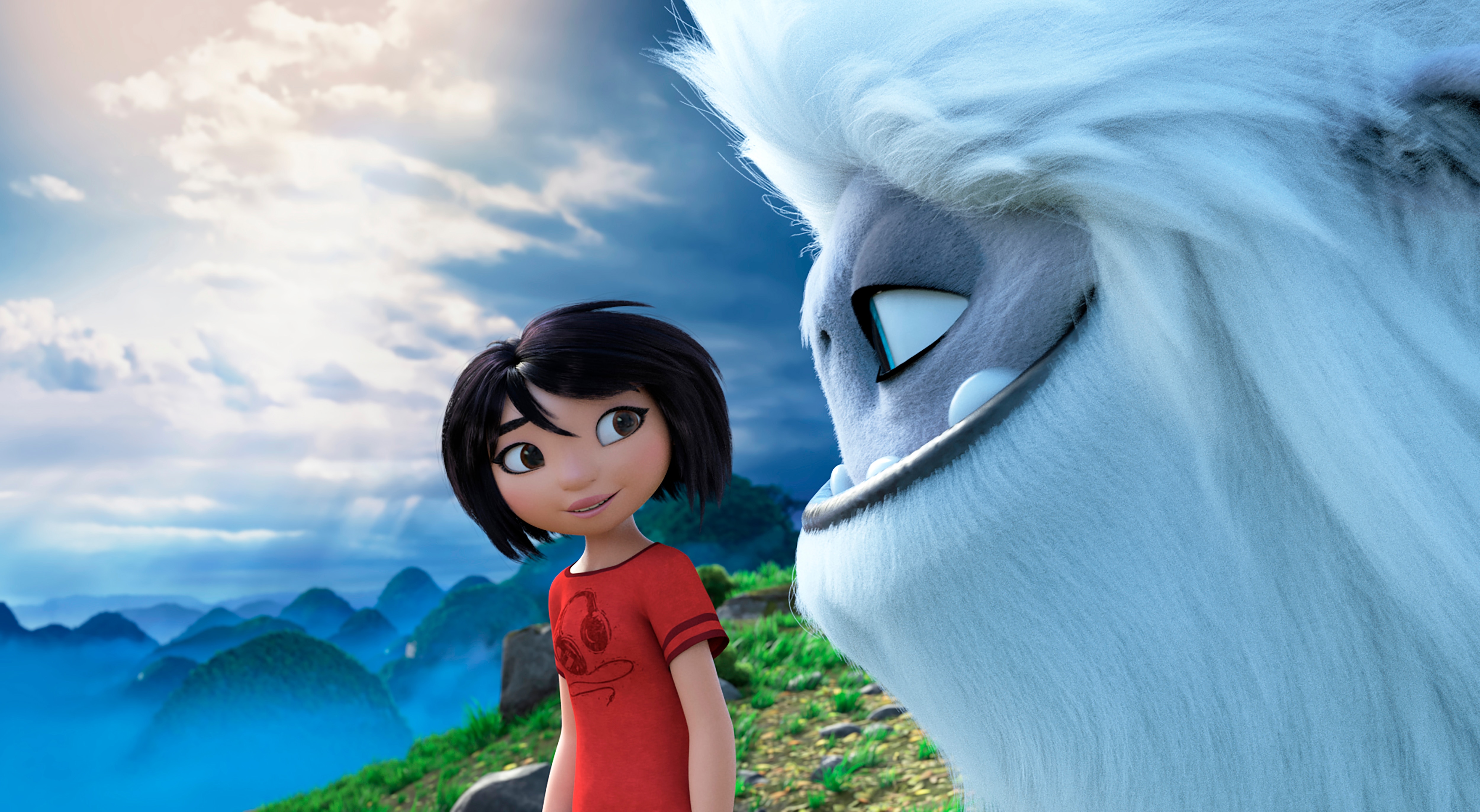 Yi and Everest in DreamWorks Animation and Pearl Studios "Abominable," written and directed by Jill Culton.