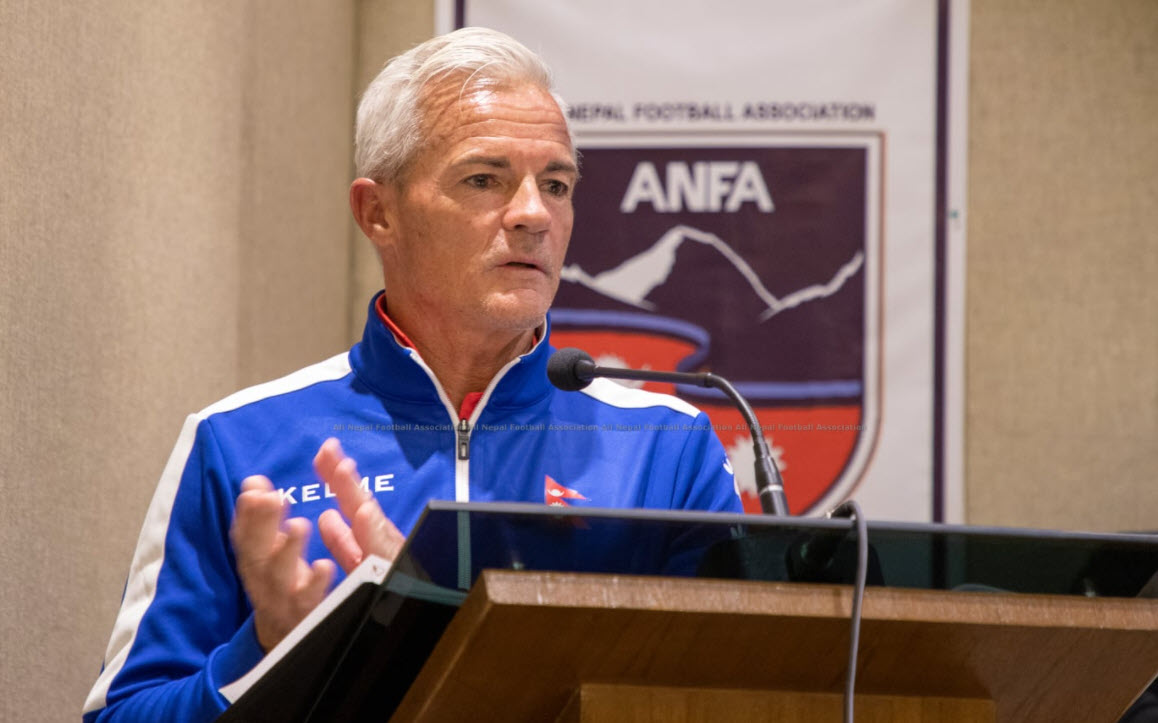 Australian Gary Phillips is the technical director of Nepal's mens national team