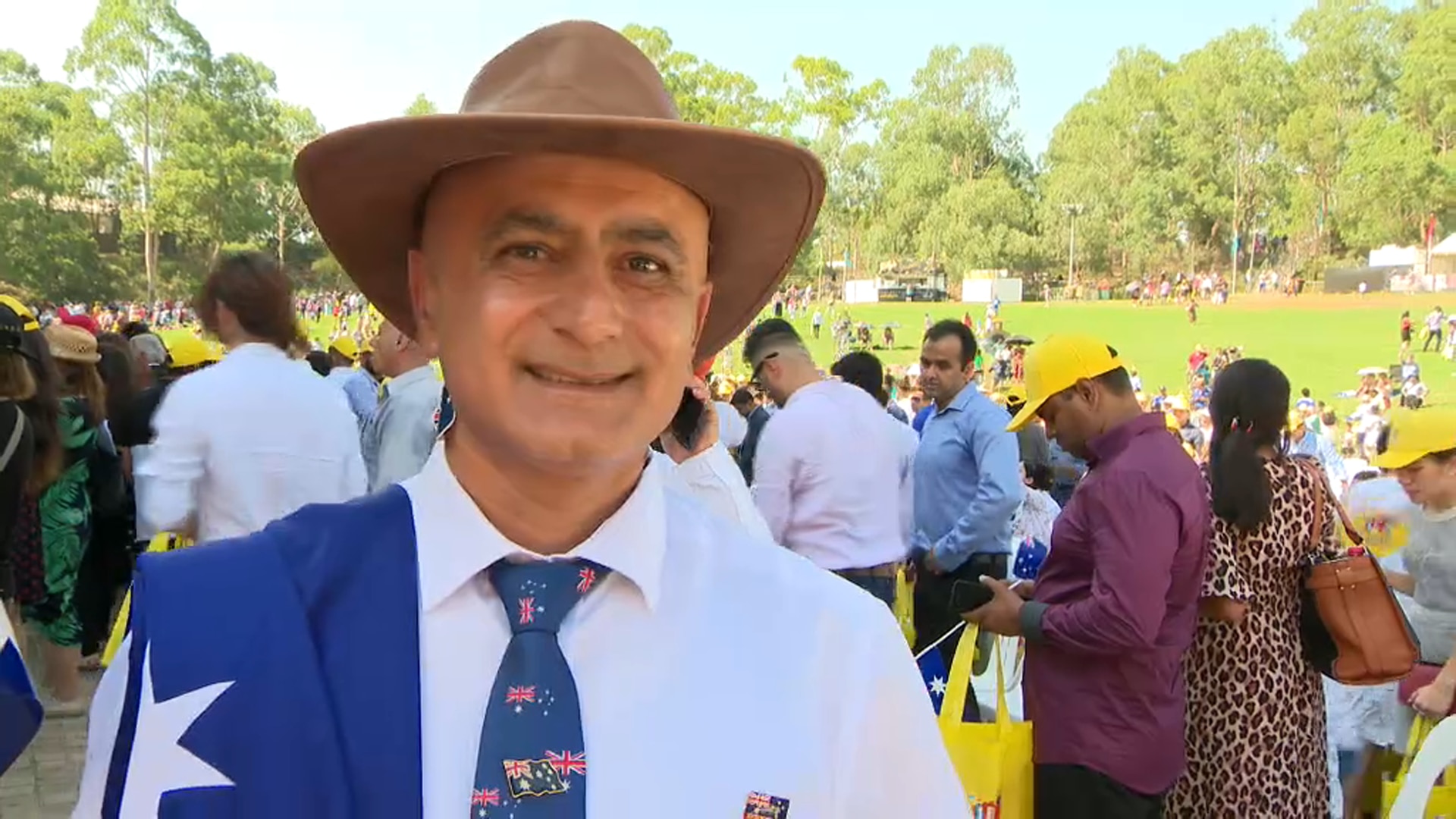 James Golestani said he had always dreamed of becoming an Australian citizen.