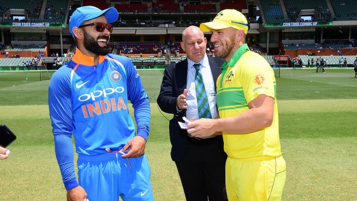 Virat Kohli and Aaron Finch