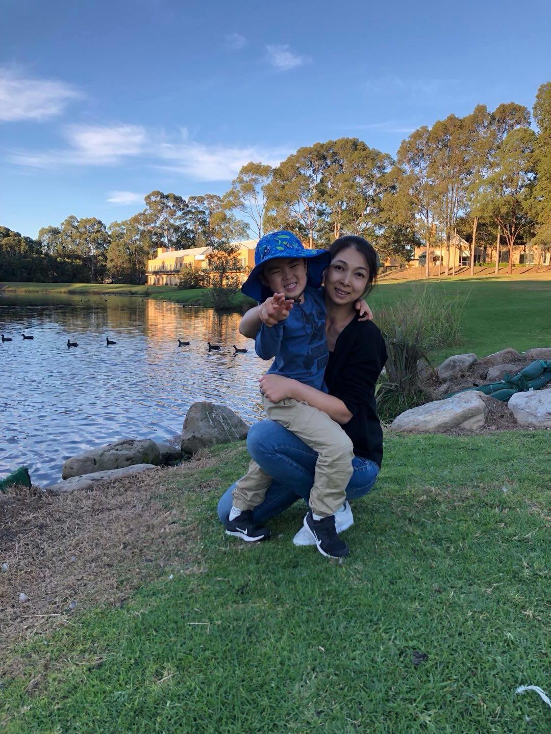 Cecilia Liu and her 5 year old son Rong are trapped in China's Hubei province.