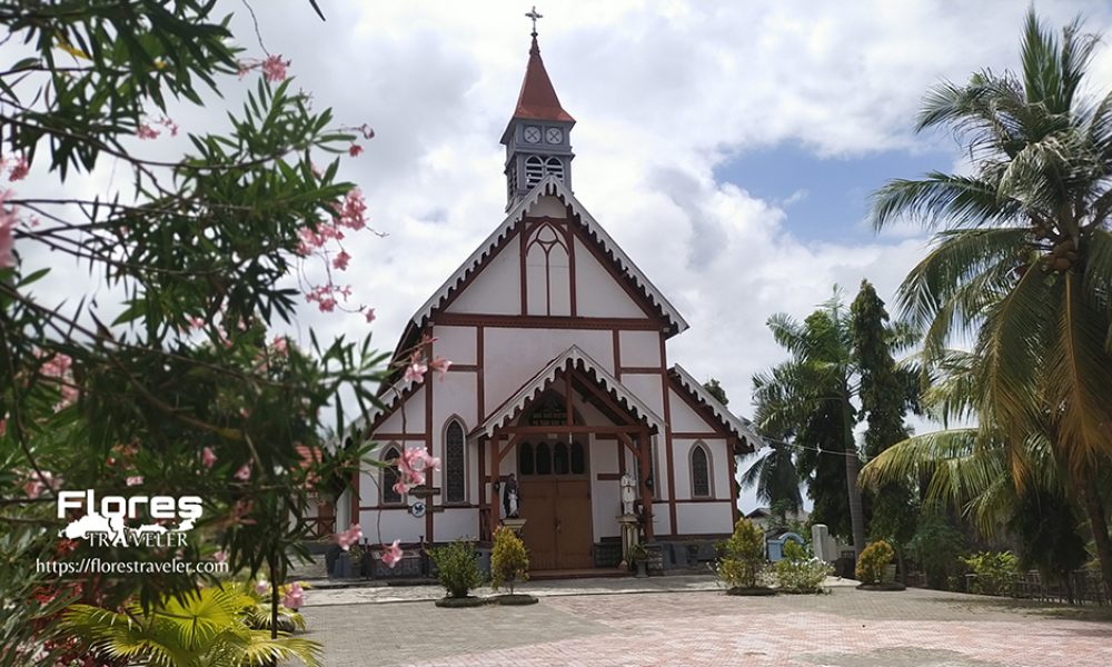 The historic church at Sikka