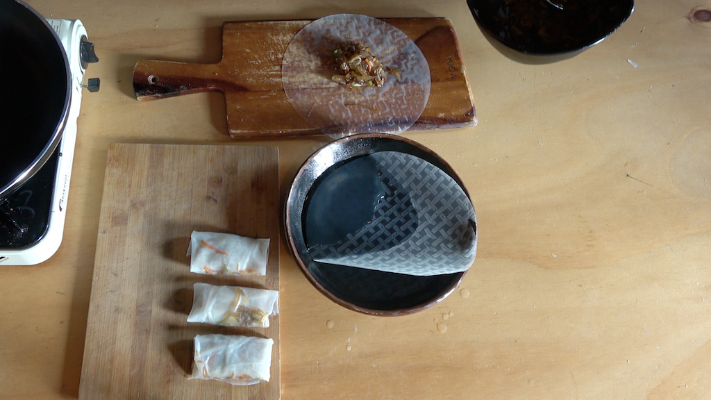 Japchae dumpling