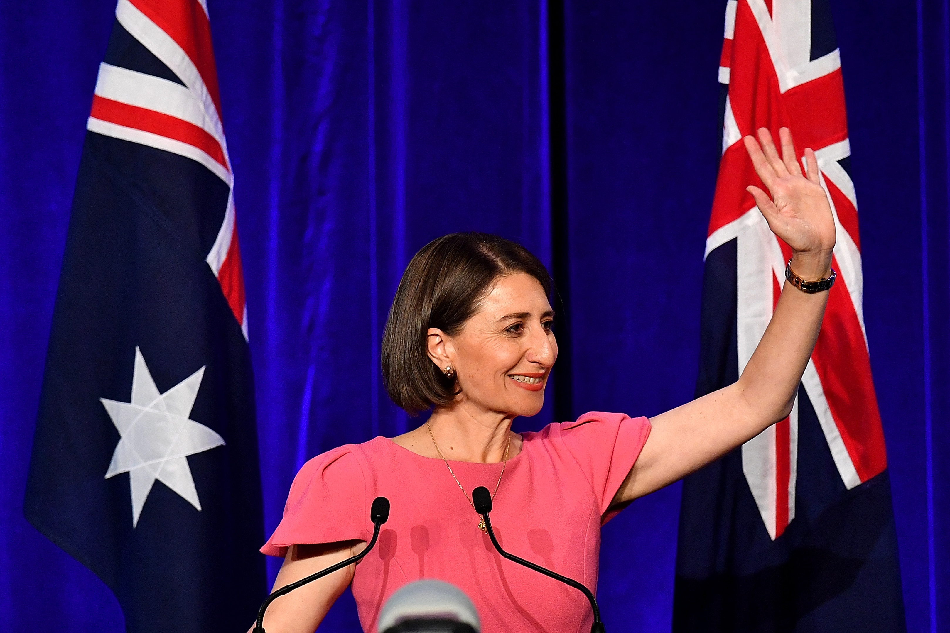 NSW Liberal Leader Gladys Berejiklian won the 2019 NSW  election 
