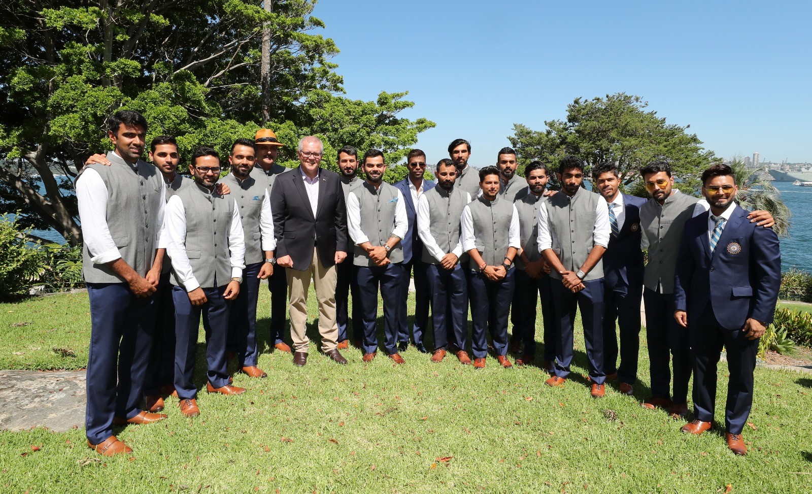 Prime Minister Scott Morrison hosted a New Year’s Day Reception at Kirribilli House for the Australian and Indian Test Cricket Teams and their families.