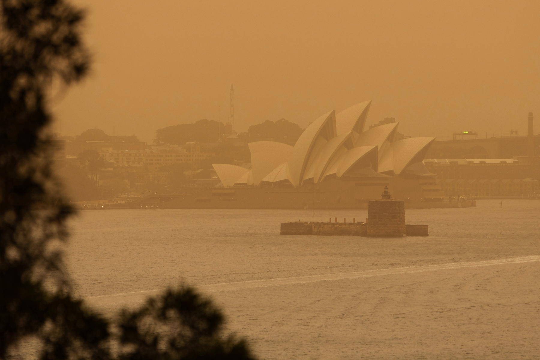 Hazy Sydney Opera House