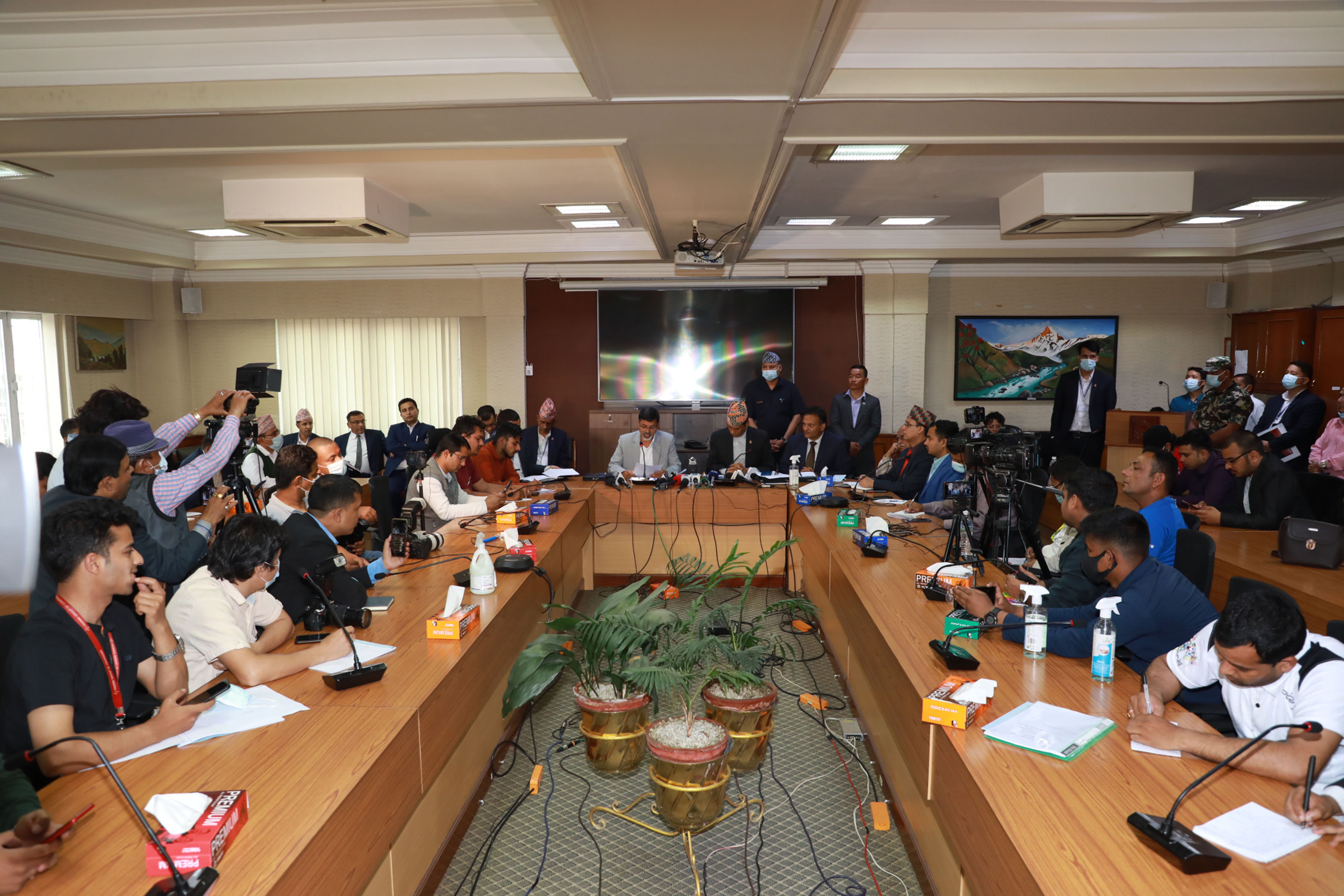 The government of Nepal has suspended central bank governor Maha Prasad Adhikari