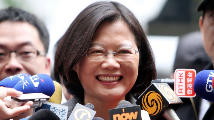 Taiwan New President Tsai Ing Wen 